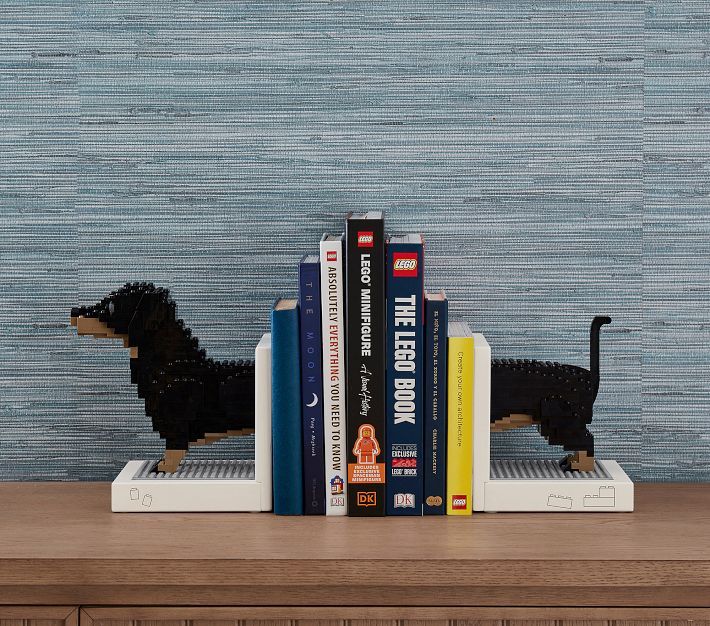 LEGO® Accessory: Buildable Bookends | Pottery Barn Kids