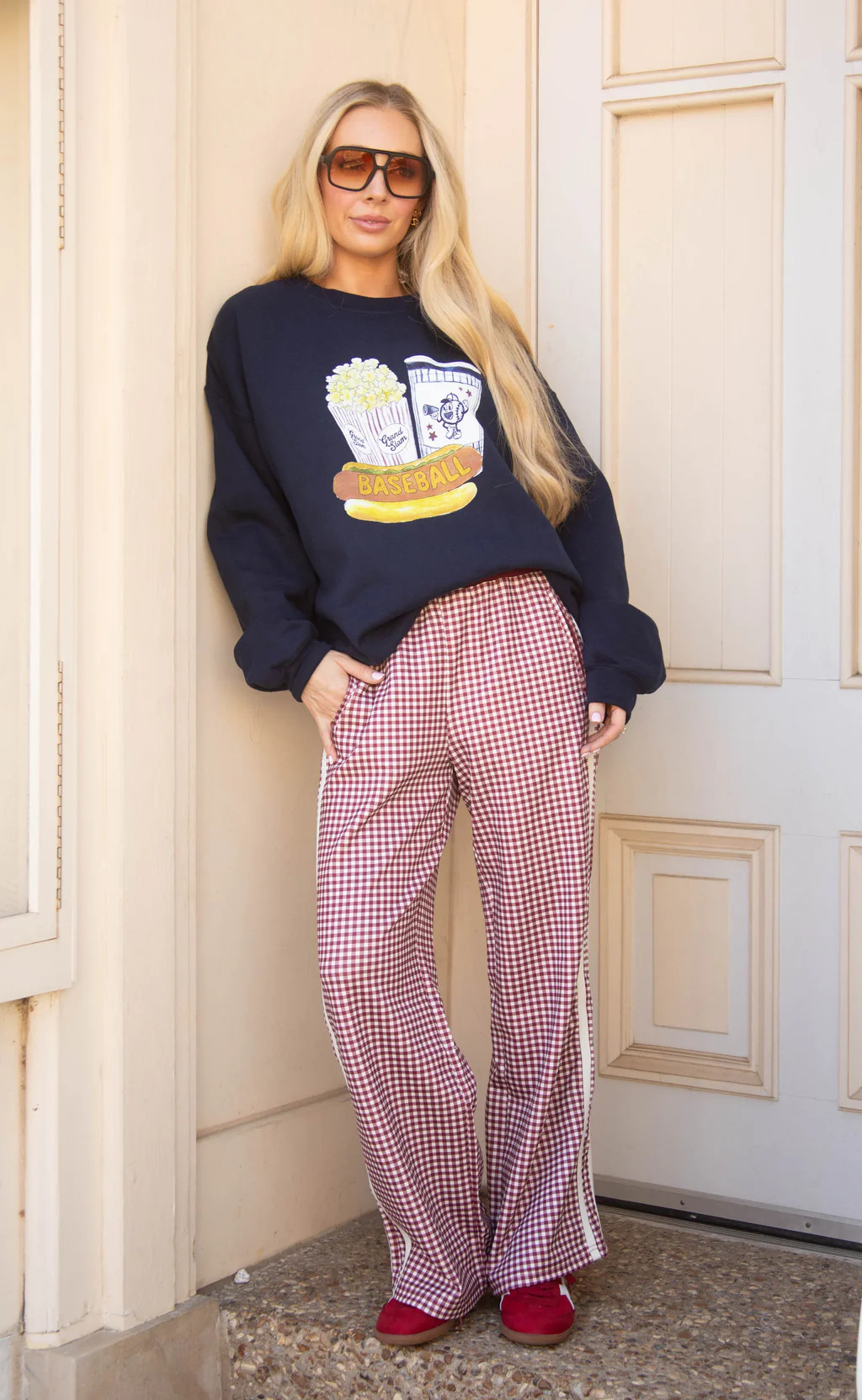 charlie southern: baseball snacks sweatshirt | RIFFRAFF