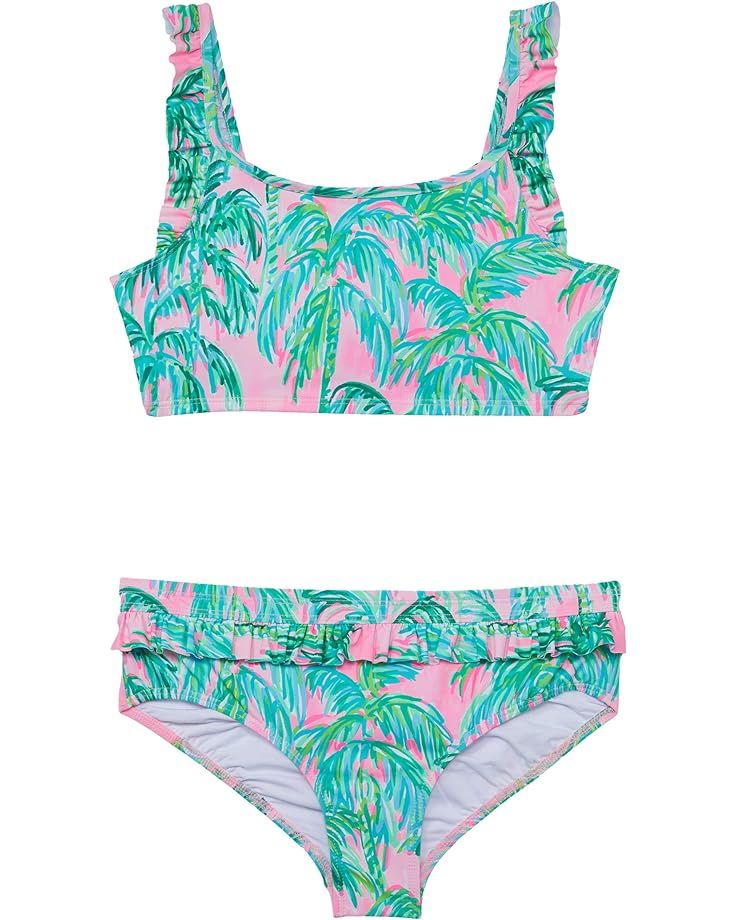 Lilly Pulitzer Kids Janessa UPF 50+ Bikini (Toddler/Little Kids/Big Kids)Lilly Pulitzer Kids Jane... | Zappos