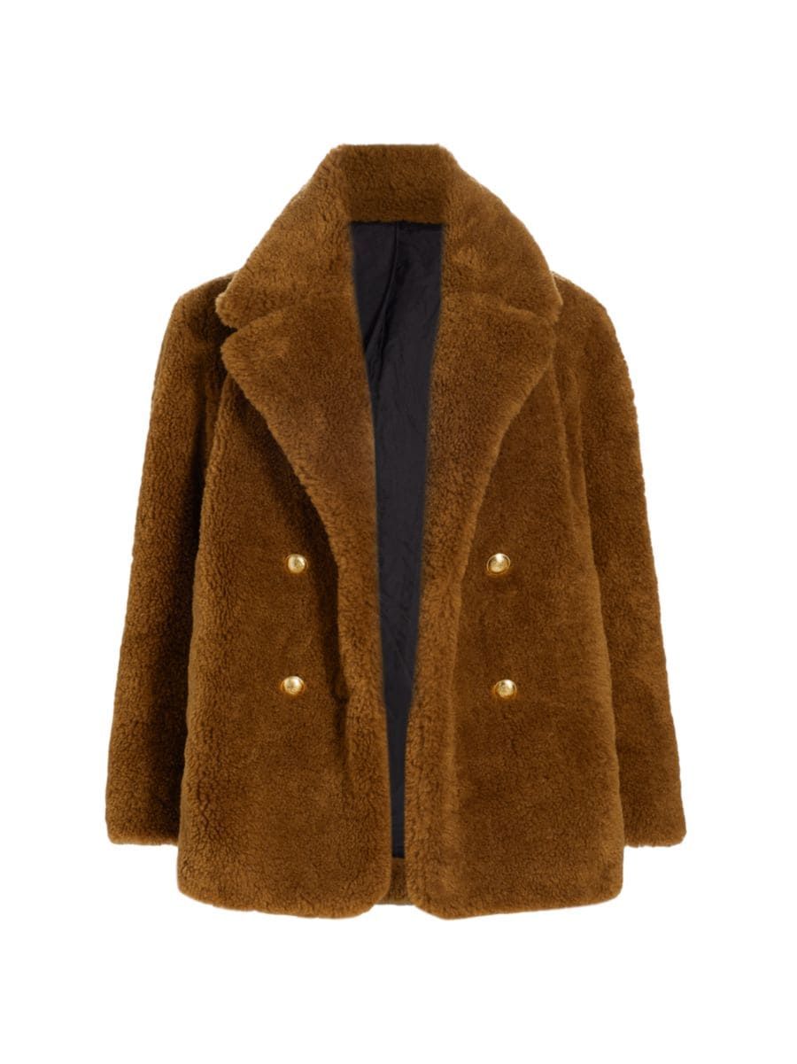 Scout Teddy Double-Breasted Coat | Saks Fifth Avenue