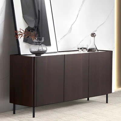 Italian style rock plate sideboard cabinet | Wayfair North America