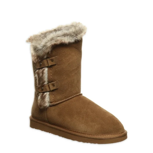Pawz by Bearpaw Women's Camilla Suede Boot - Walmart.com | Walmart (US)
