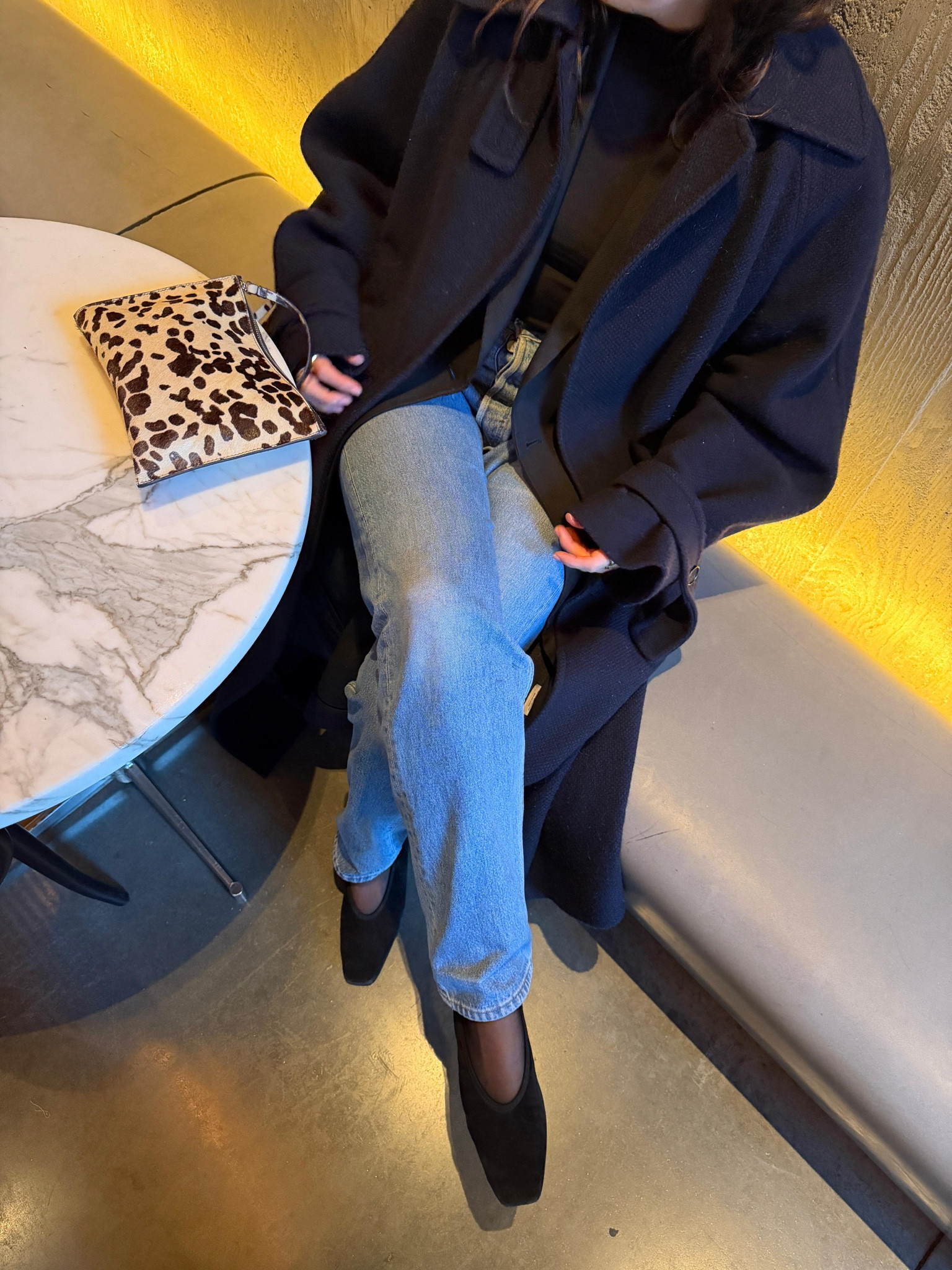 New York spring OOTD. Old navy Raey coat, vintage Levi’s jeans and a pony hair cheetah print bag

#LTKspring #LTKjeans #LTKstyletip