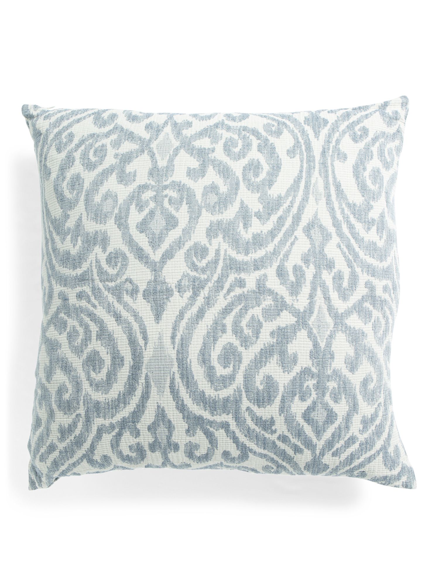 Made In Portugal 26x26 Scroll Pattern Pillow | TJ Maxx
