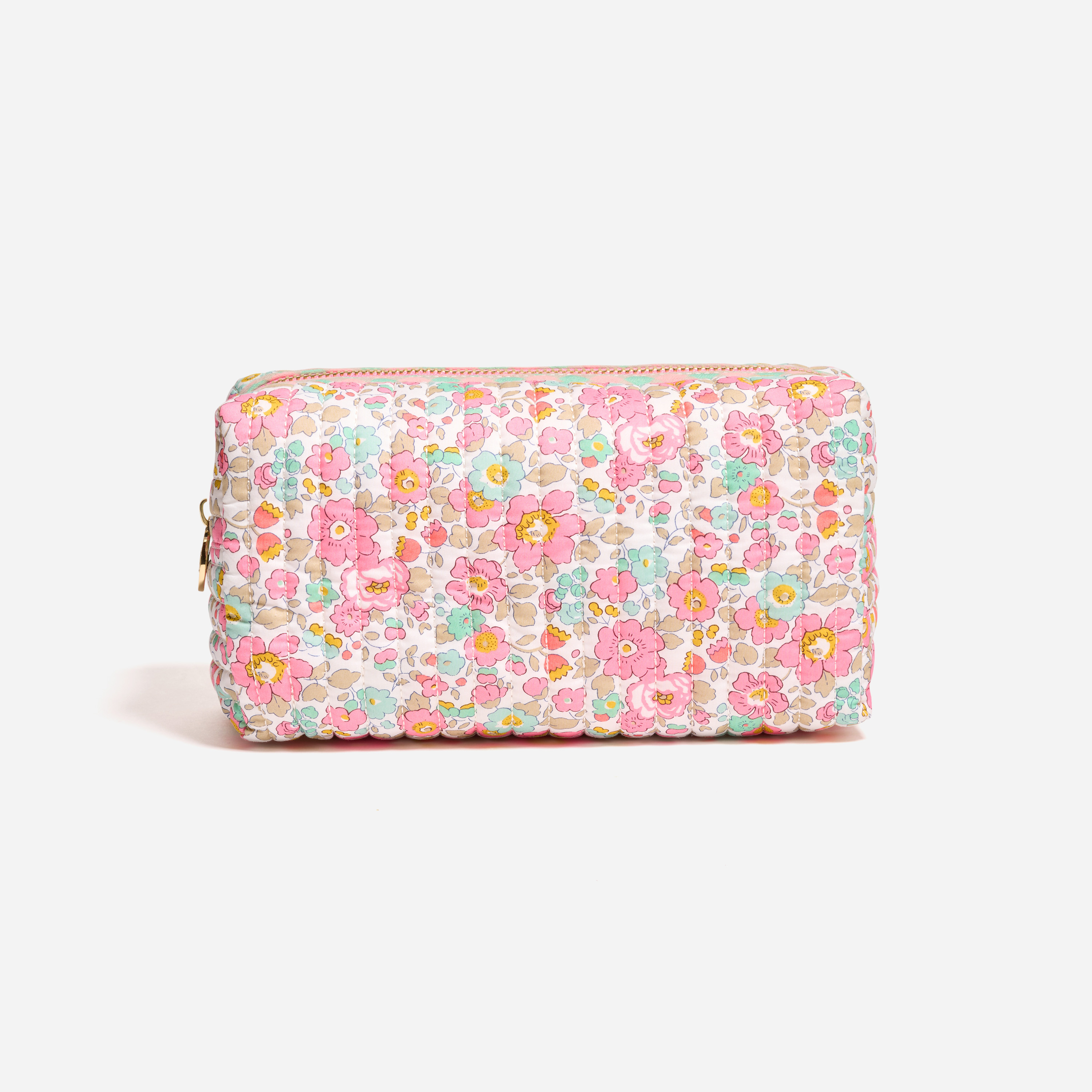 Small Quilted Pouch Made with Liberty Fabric | Stoney Clover Lane | Stoney Clover Lane