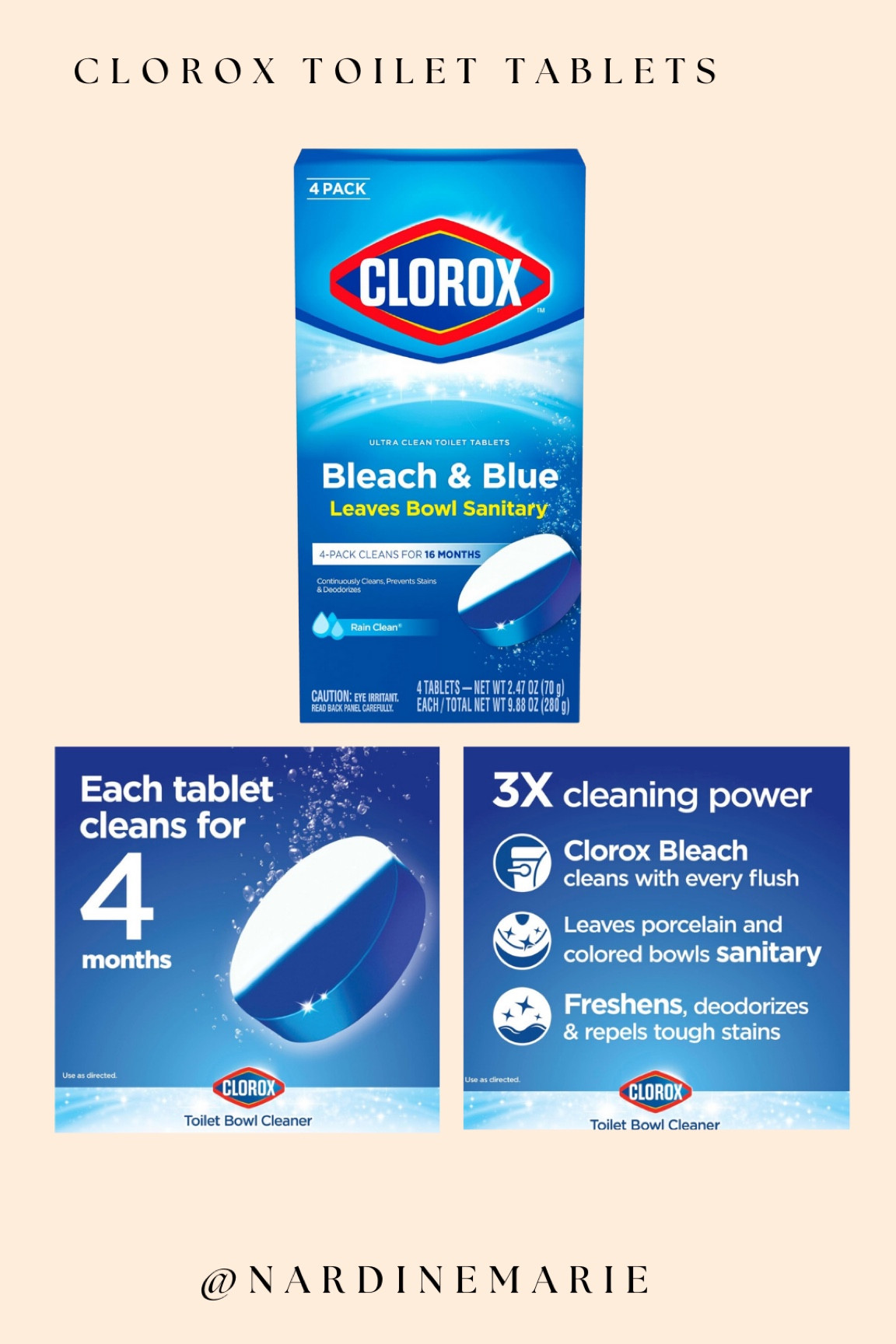These are the only Toilet tablets I will ever use!!!
•
Shop this look & Follow me on Instagram at @nardinemarie for more Product finds! 

#LTKfindsunder100 #LTKhome #LTKU