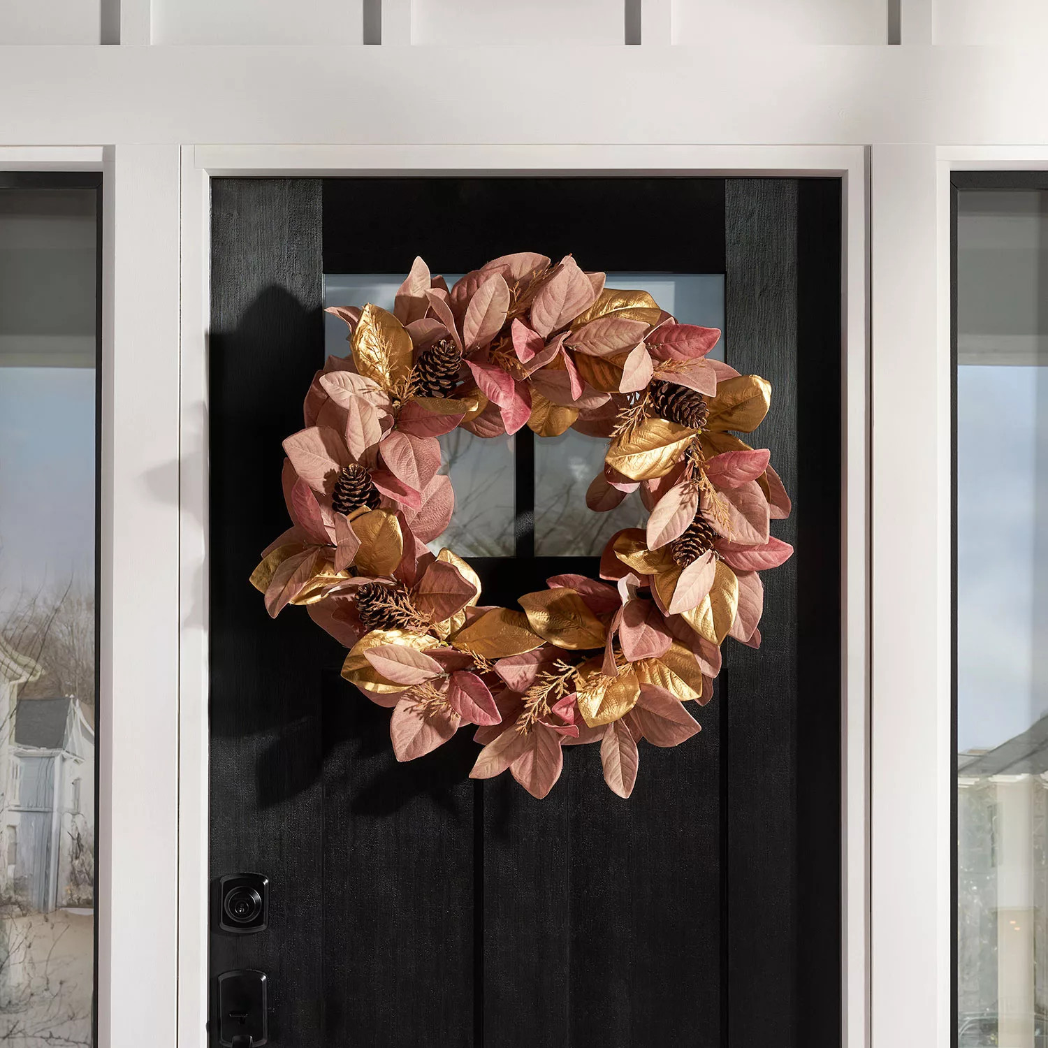 Member's Mark 30" Harvest Wreath, Gold Magnolia | Sam's Club