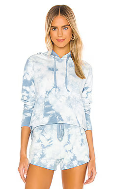 Bobi Tie Dye Terry Sweatshirt in Blue from Revolve.com | Revolve Clothing (Global)