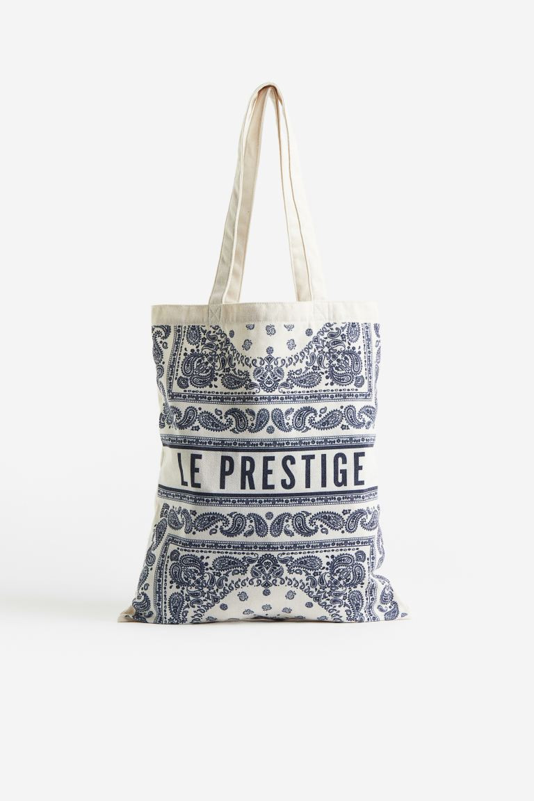 Printed Canvas Tote Bag | H&M (US + CA)