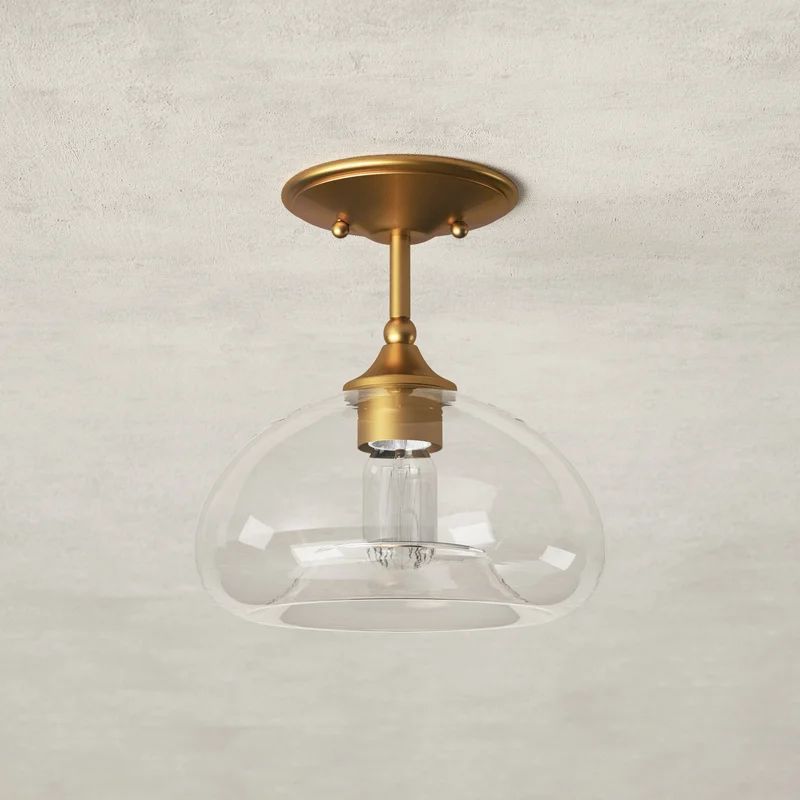 Lani Glass Semi Flush Mount | Wayfair North America