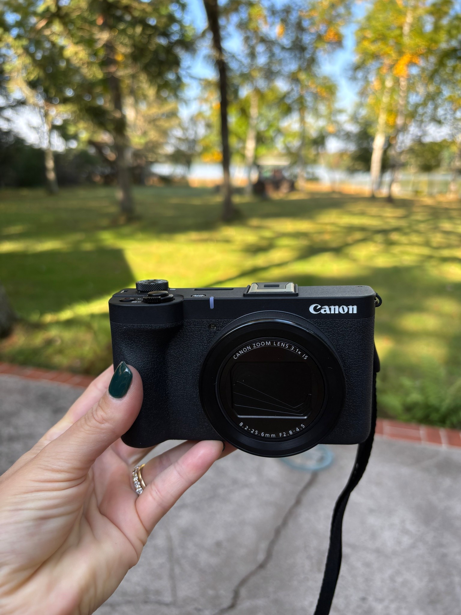 The camera I use almost daily!! Takes the best pictures and so compact & easy to travel with. Love throwing it in the diaper bag and getting good quality pictures of the kids wherever we go. 

#canonpowershotv1