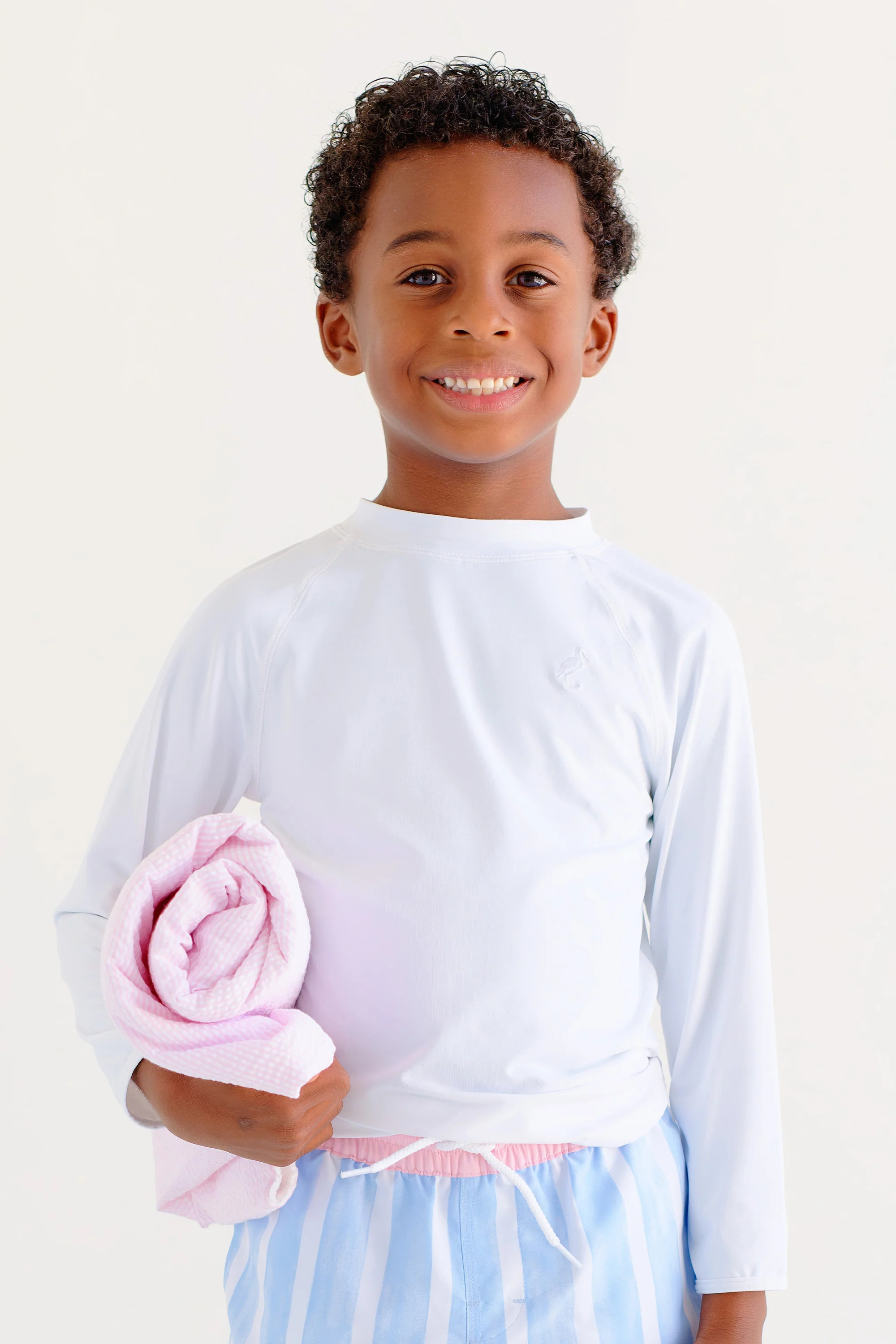 Walker's Wave Spotter Swim Shirt (UPF 35+) - Worth Avenue White | The Beaufort Bonnet Company