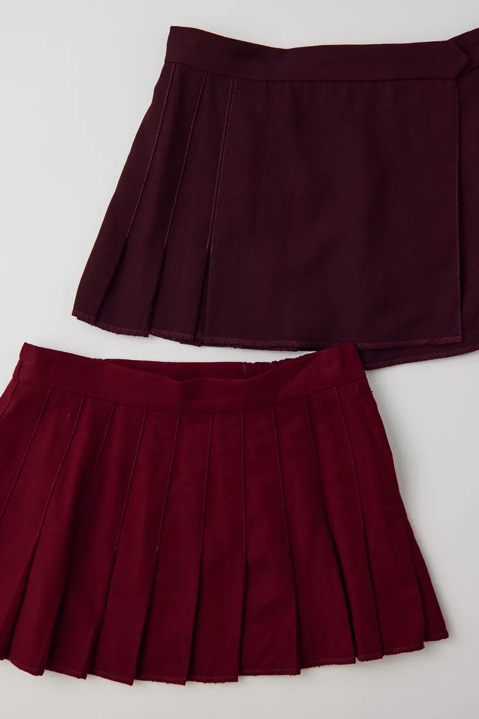 Urban Renewal Remade Solid Super Mini Pleated Skirt | Urban Outfitters (US and RoW)