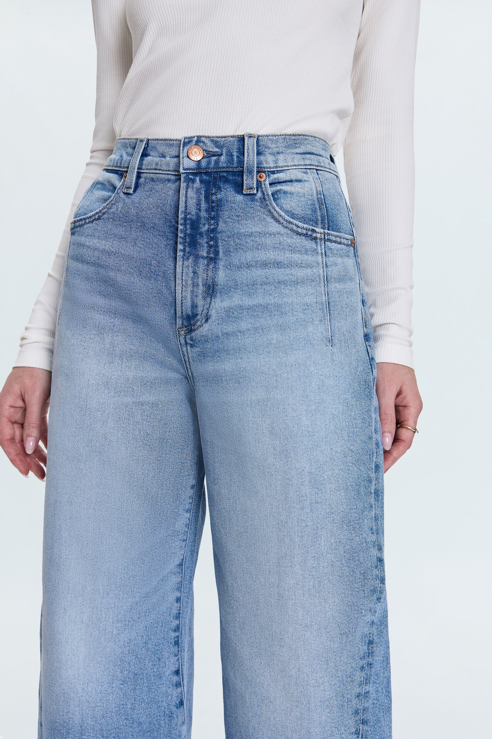 Kyra High Rise Bowed Ankle - Terrace | Pistola Denim