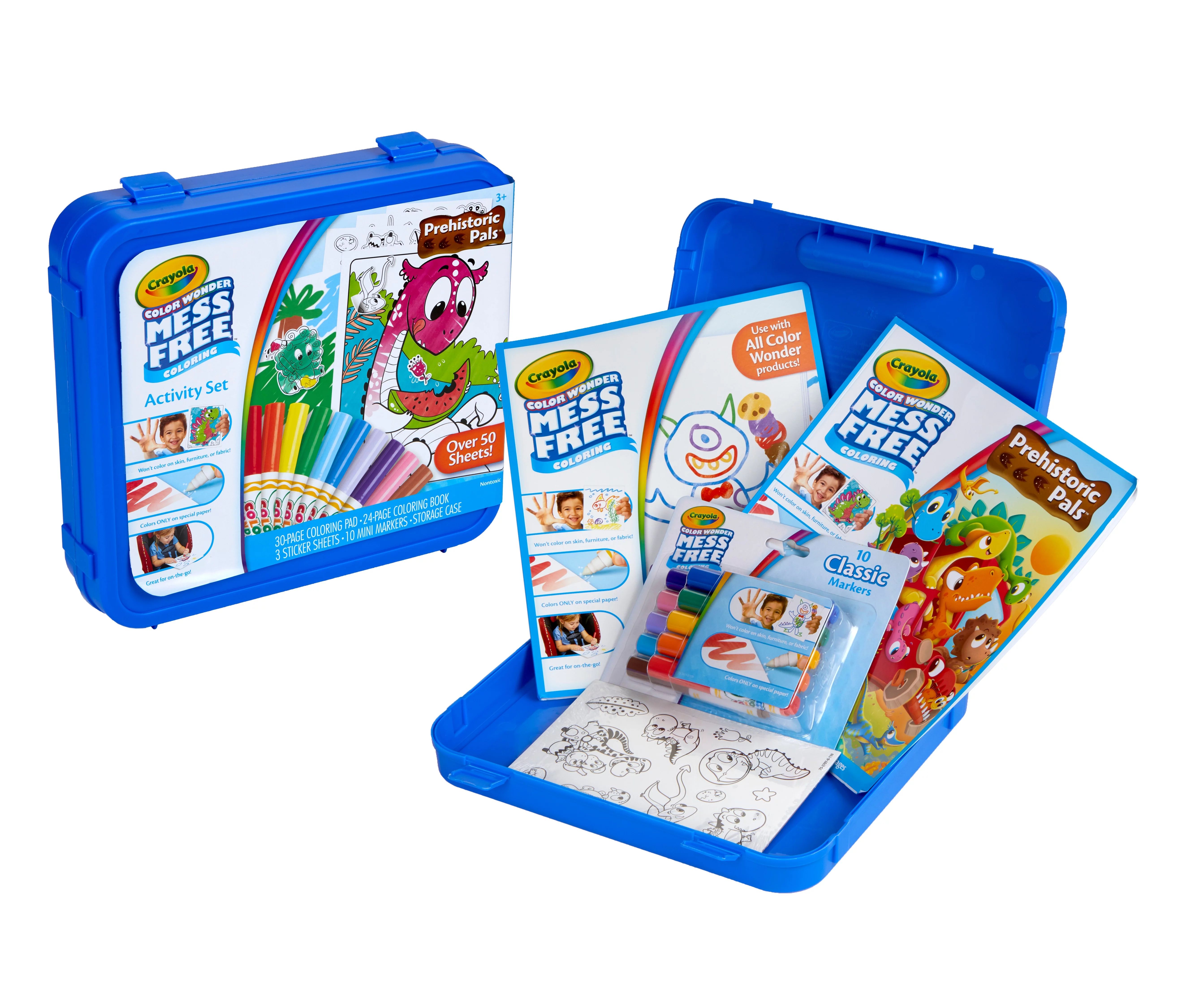 Crayola Color Wonder Prehistoric Pals Coloring Set, Art Kit for Kids, Holiday Gift for Girls & Bo... | Walmart (US)