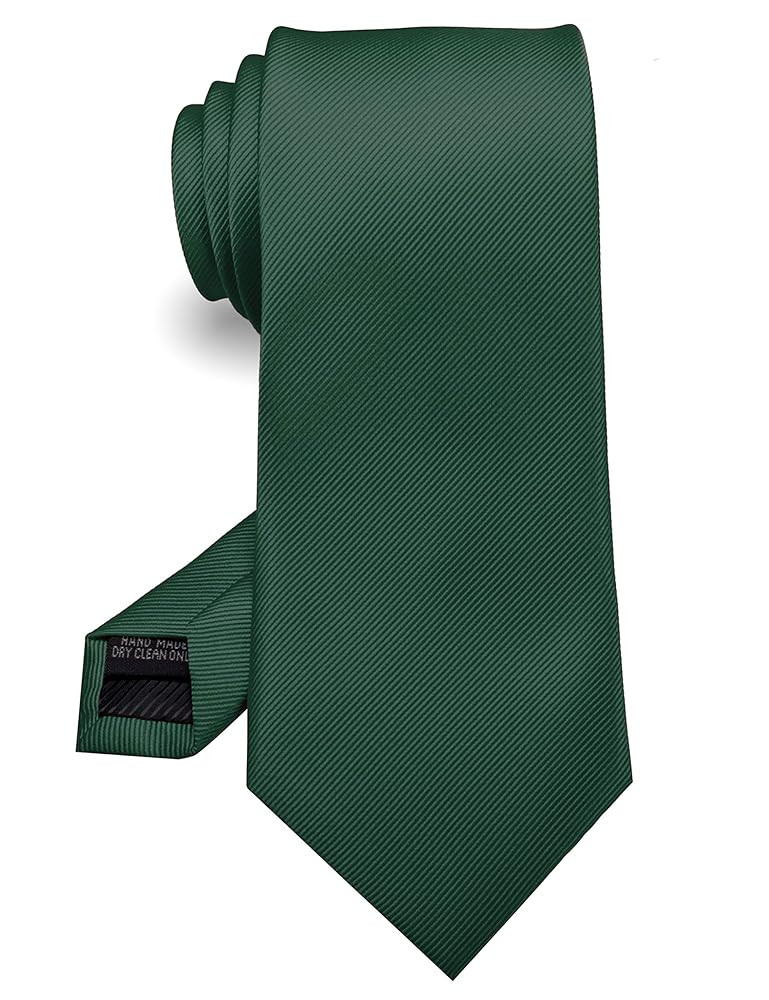 RBOCOTT Solid Color Tie Formal Necktie for Men | Amazon (US)