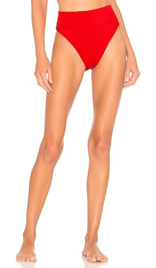 BEACH RIOT Highway Bikini Bottom in Red. - size M | Revolve Clothing (Global)