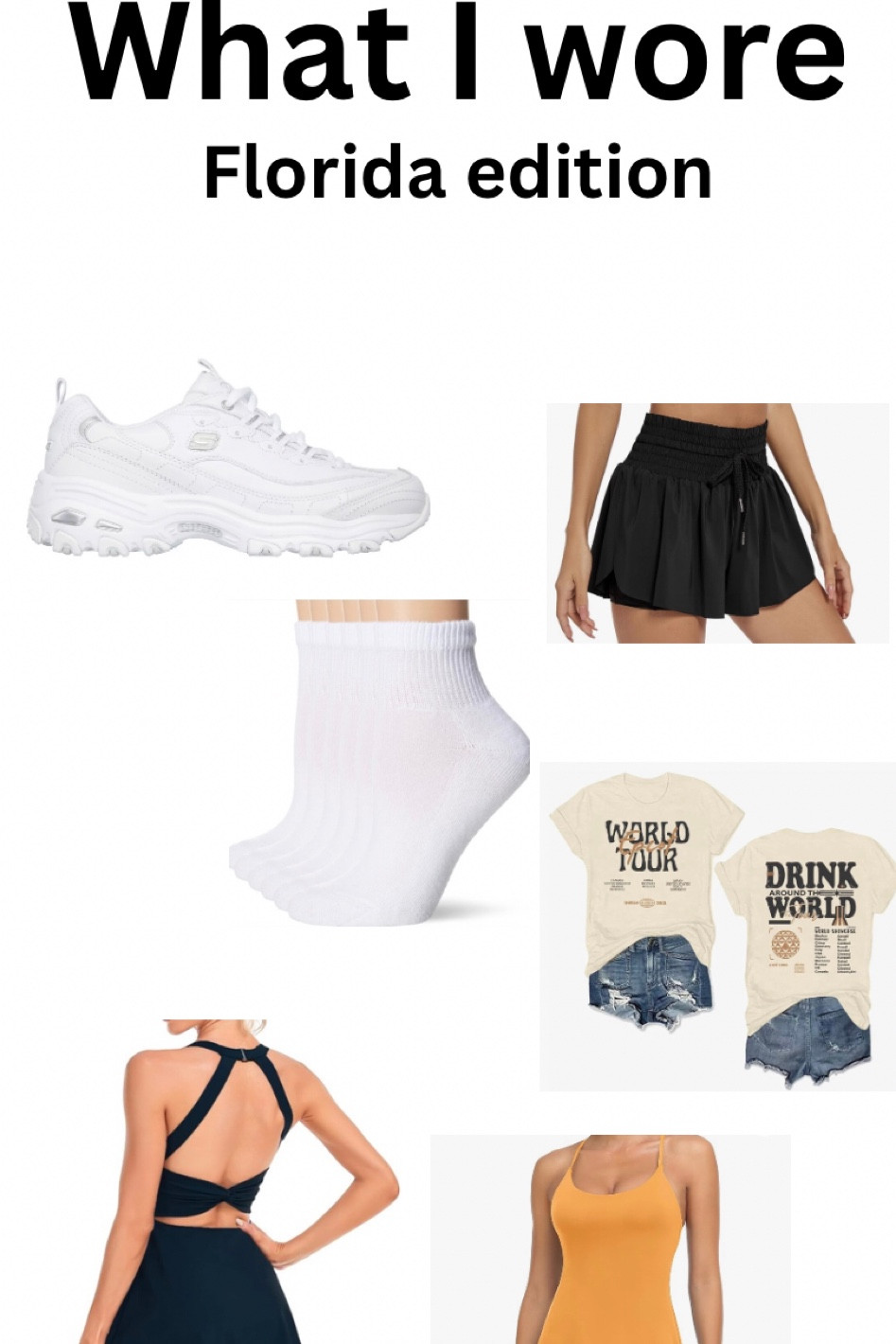 Florida trip amazon amazon finds crew socks walking shoes tennis shoes workout shorts athletic dresses  disney shirts tshirts tennis dresses amazon fashion vacation clothes what i packed

#LTKTravel #LTKStyleTip #LTKFitness