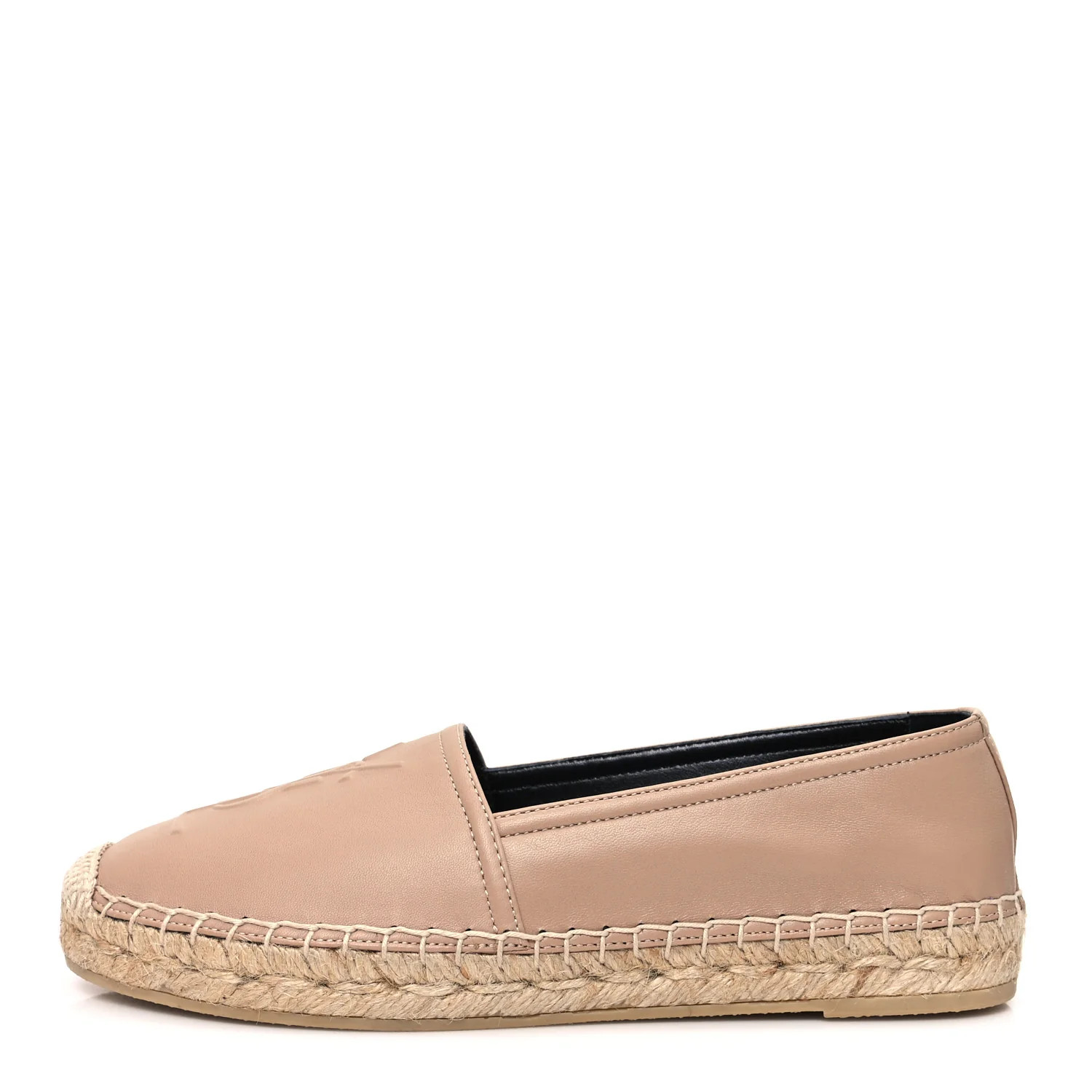Lambskin Monogram Espadrilles 35 Nude | FASHIONPHILE (US)