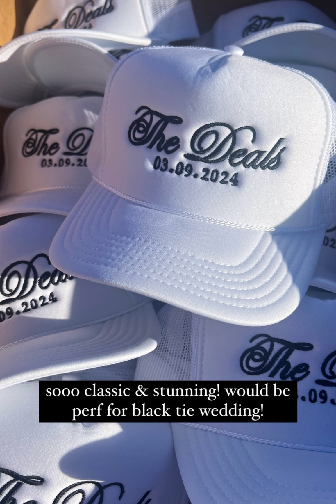 Customer Trucker Hats for Wedding 🖤

#LTKwedding