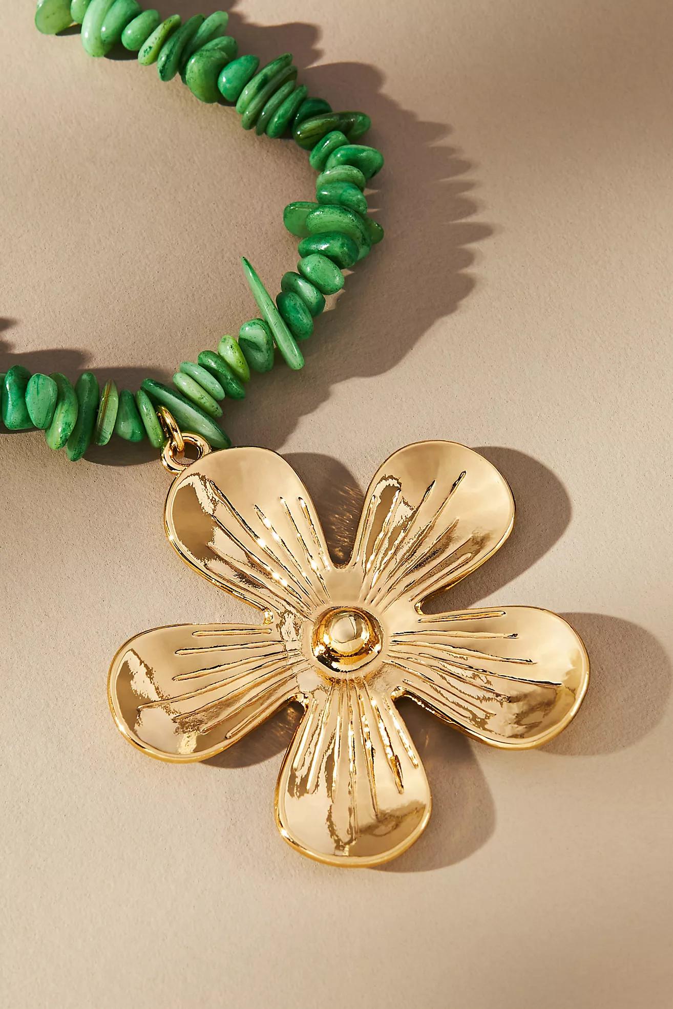 Logan Tay Flower Shell Pendant Necklace | Anthropologie (US)