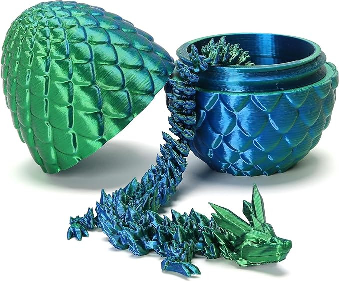 3D Printed Dragon with Surprise Egg,Surprise Dinosaur Eggs Fidget Toys for Kids, Birthdays, Hallo... | Amazon (US)