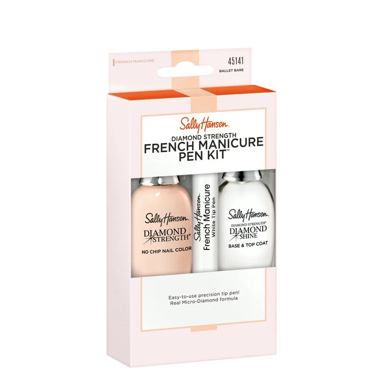 Sally Hansen Diamond Strength French Manicure 3 Pc Nail Polish Set | Walmart (US)