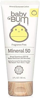 Baby Bum SPF 50 Sunscreen Lotion | Mineral UVA/UVB Face and Body Protection for Sensitive Skin | ... | Amazon (US)
