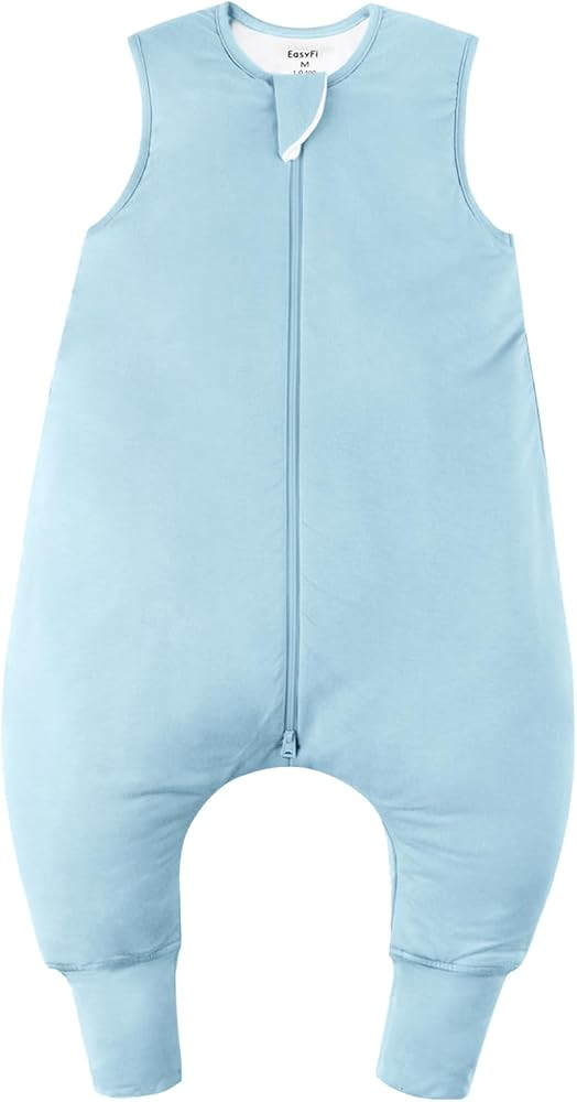 Rayon Made From Bamboo Sleep Sack Soft Toddler Sleep Sack with Feet 2-Way Zipper Unisex Baby Slee... | Amazon (US)