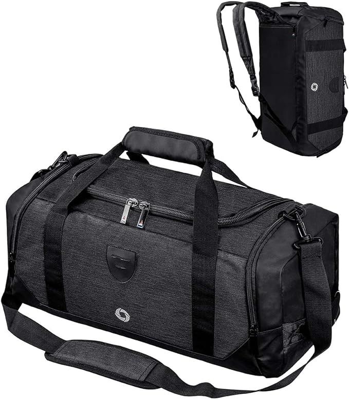 Gym Duffle Bag Backpack Waterproof Sports Duffel Bags Travel Weekender Bag for Men Women Overnigh... | Amazon (US)