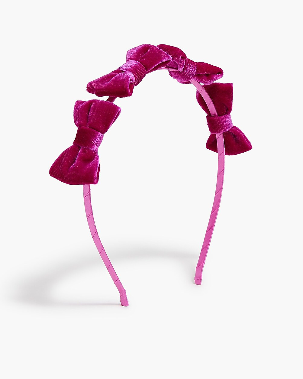 Girls' velvet bow headband | J.Crew Factory