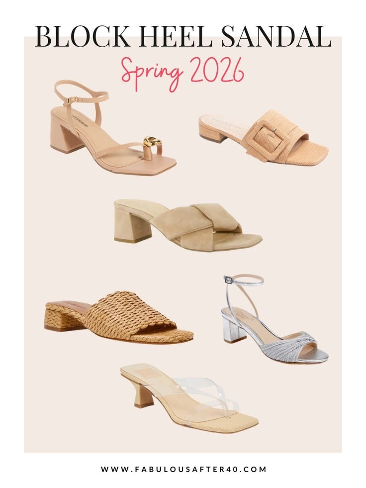 Spring 2026 is officially the season of the block heel 🌸✨

I don’t know about you, but I’m choosing comfort and confidence this year. There’s just something about a chic block heel that gives you that little lift (literally 😉) without sacrificing your ability to actually walk through your day.

School runs, meetings, lunch dates, events… she’s practical, polished and ready for it all. I love how they instantly elevate even the simplest outfit — jeans and a tee suddenly feel styled.

#LTKSeasonal #LTKOver40 #LTKootd