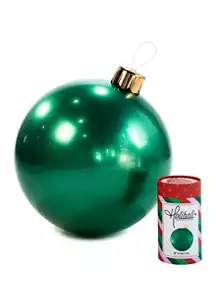 Holiball Vintage Green Small Inflatable Ornament | Belk