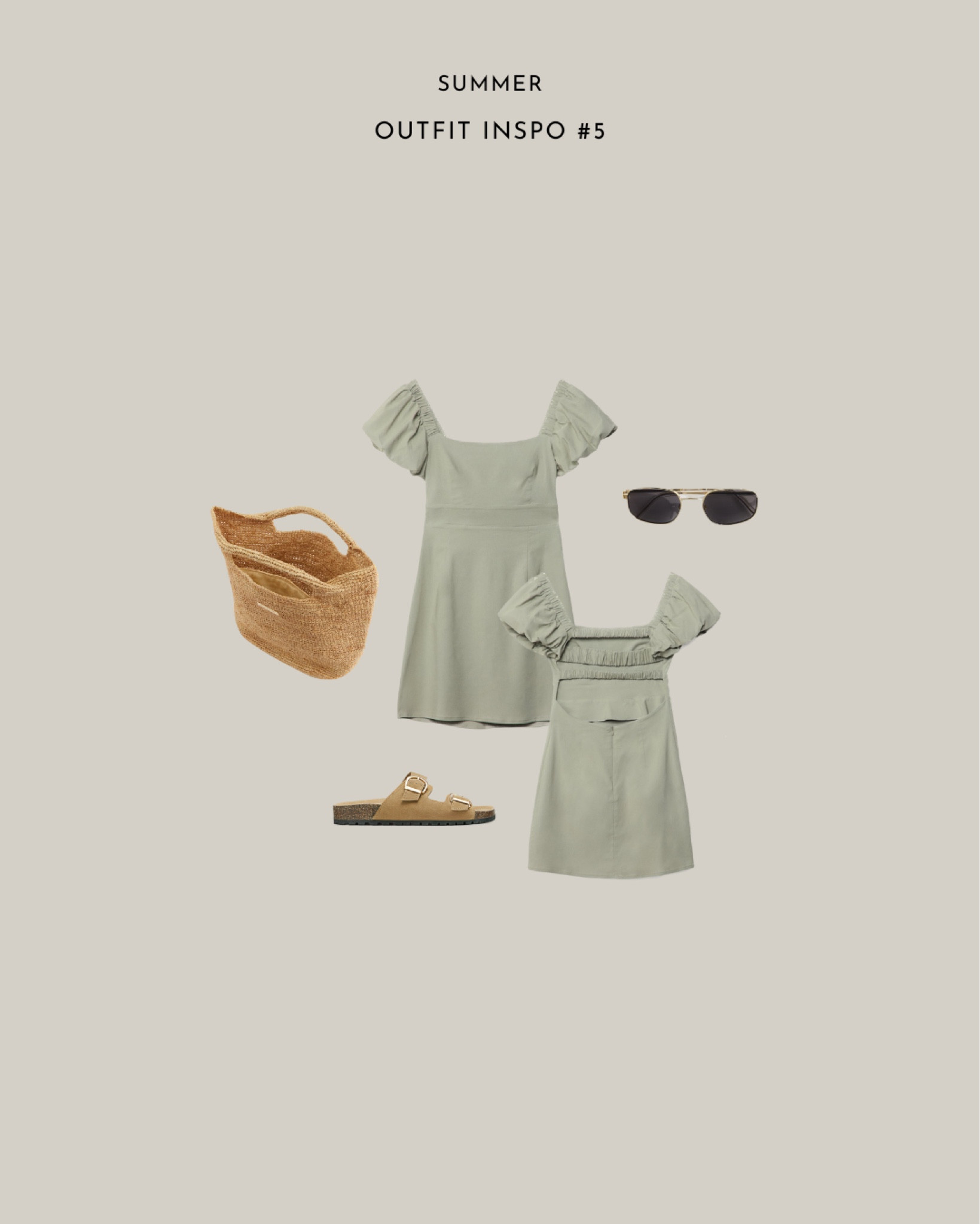 summer outfit inspo #5

oval sunglasses, straw bag, open back dress, flat leather sandals 

#LTKgetaway #LTKstyletip #LTKsummer