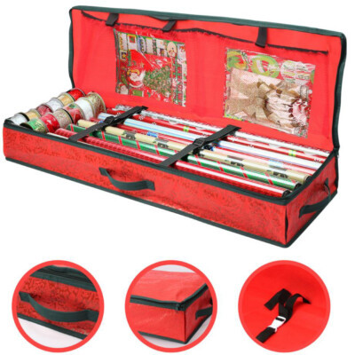 Christmas Xmas Wrapping Paper Storage Bag Gift Wrap Decoration Tidy Organiser 5060597895910 | eBa... | eBay UK