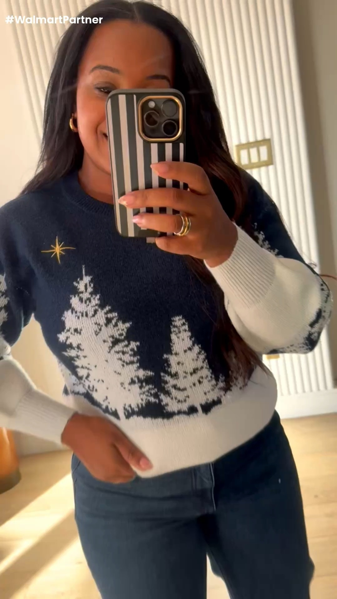 $28 Dark wash cuffed jeans from Walmart! #WalmartPartner @WalmartStyle @SofiaVergara #WalmartStyle

#LTKHoliday #LTKStyleTip #LTKFindsUnder50