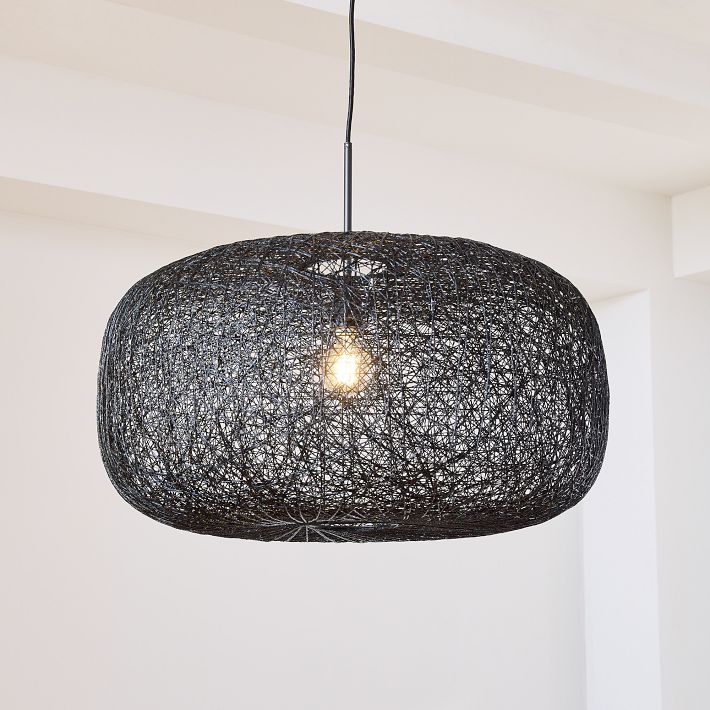 Open Weave Pendant (30") | West Elm (US)