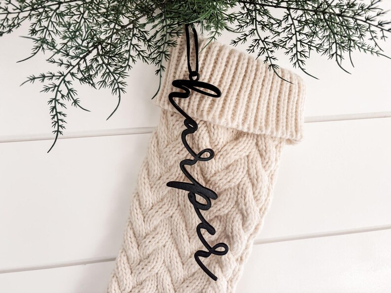 Christmas Stocking Tags, Stocking Name Tags, Personalized Stocking Tags, Personalized Gift Tags, ... | Etsy (US)