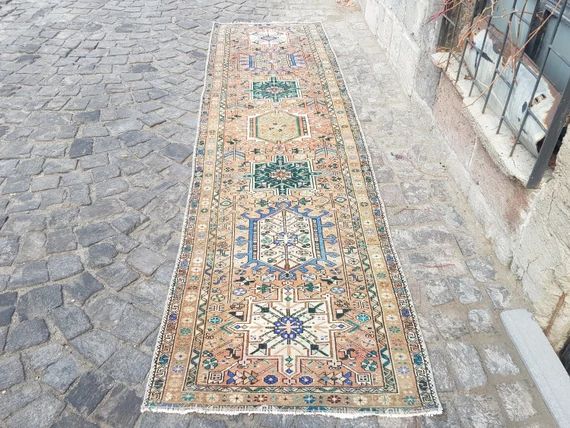 Turkish Rug  Vintage Rug  Oushak Rug  Area Rug  Muted | Etsy | Etsy (US)