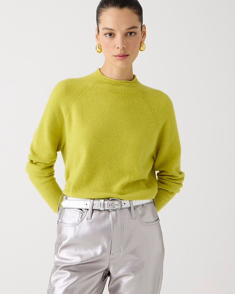 Rollneck sweater in Supersoft yarn | J. Crew US
