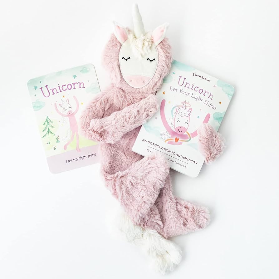 Slumberkins 14" Unicorn Snuggler, Card & Storybook Set | Promotes Authenticity Therapy | Social E... | Amazon (US)