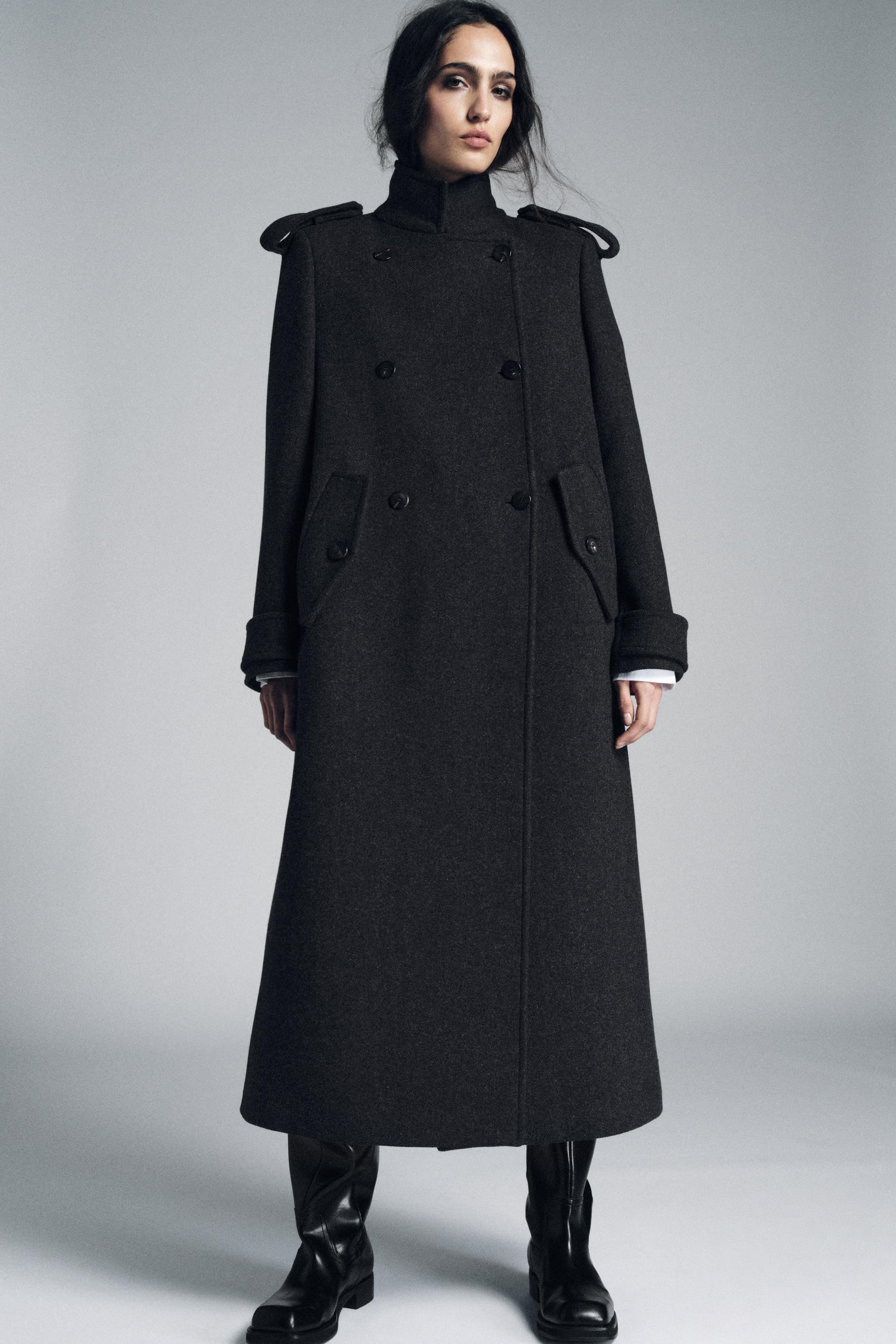 LONG WOOL COAT ZW COLLECTION LIMITED EDITION | Zara US