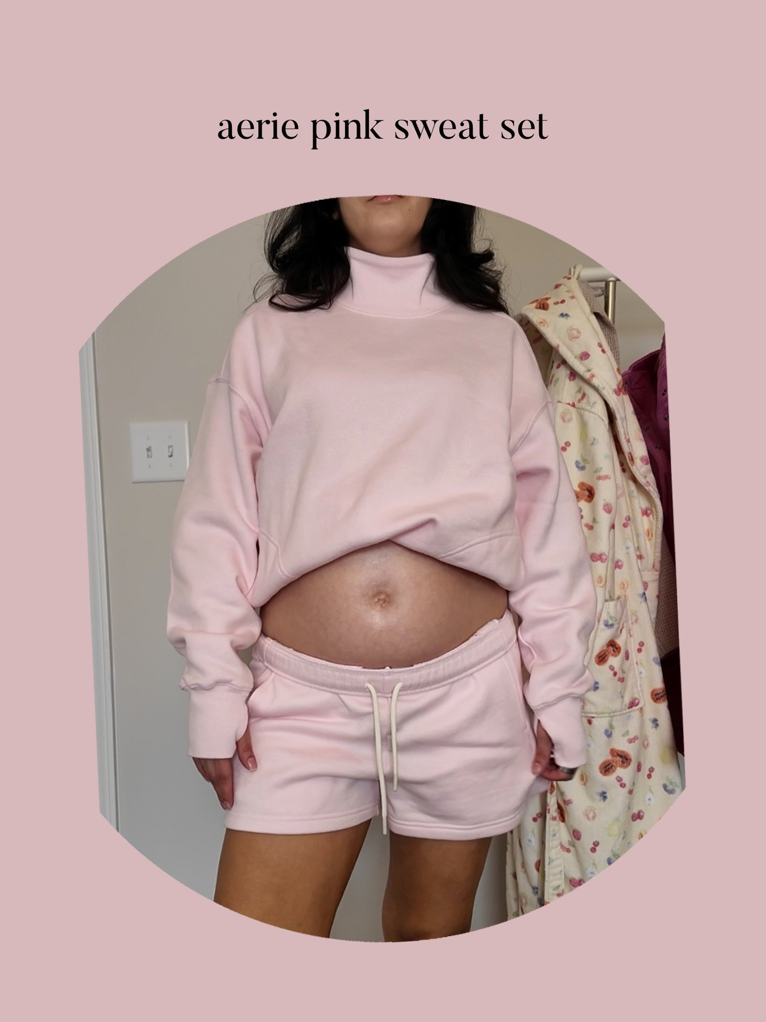 Aerie offline cloud fleece mock neck (xs)
Aerie offline cloud fleece shorts (s)
@Aerie 

#LTKootd #LTKPetite #LTKBump