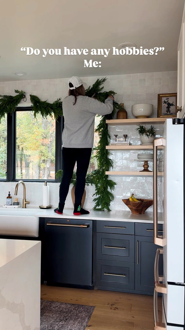 "Is it just me, or does holiday decorating count as a full-time hobby I never get…