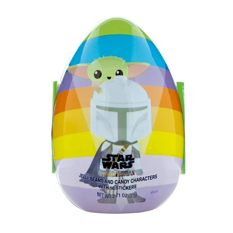 Star Wars Mandalorian Easter Jumbo Molded and Printed Egg with Candy - 2.71oz - Walmart.com | Walmart (US)