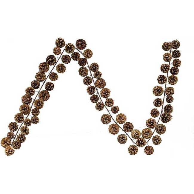 Kurt Adler | 6-Foot Pinecone Garland (Brown) | Maisonette | Maisonette