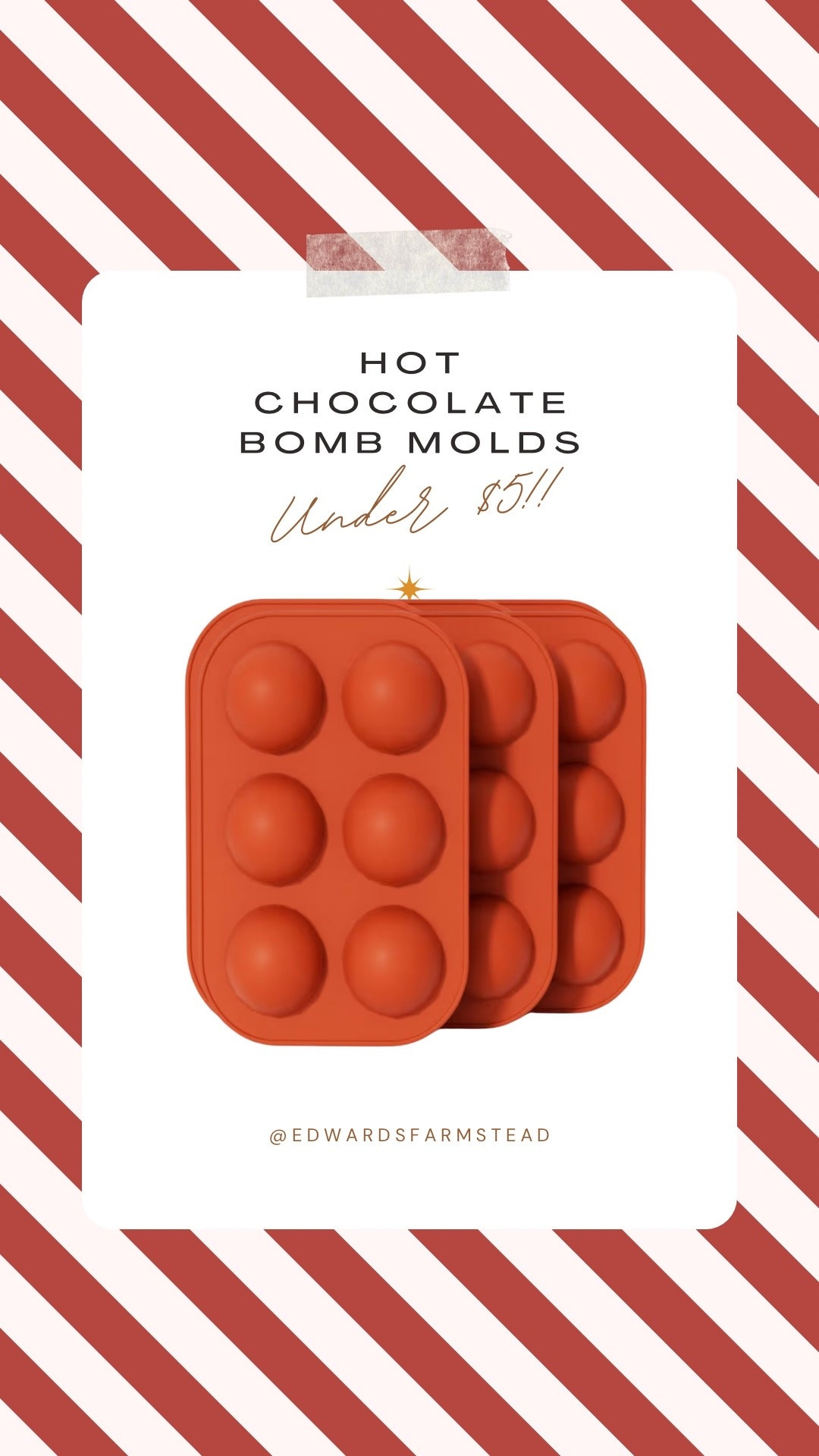 Hot chocolate bomb molds! 

#LTKHoliday #LTKSeasonal #LTKGiftGuide