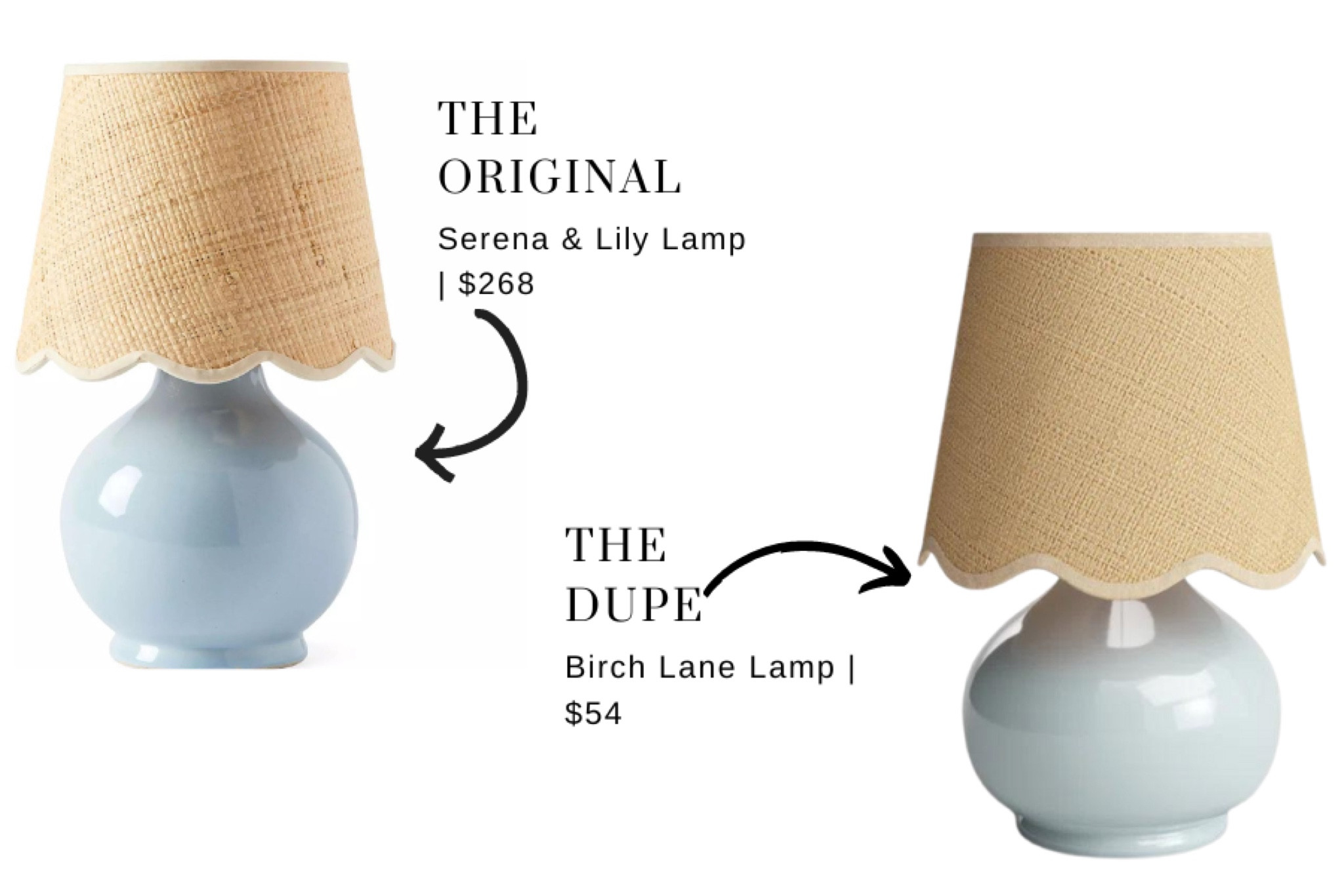 Cute Serena & Lily scalloped lamp dupe! 

#LTKhome #LTKfindsunder100