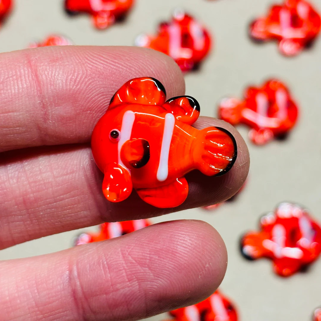 Fish! Millefiori Lampwork Glass Cabochons | Etsy (Global)