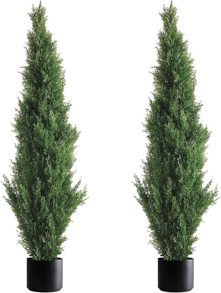 Two 4 Feet Artificial Cedar | Amazon (US)